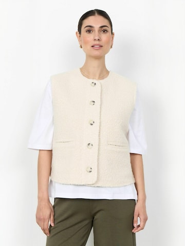 Gilet ' SC-SHAIMA ' Soyaconcept en blanc : devant