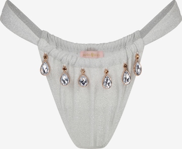 Moda Minx Bikinihose 'Lumiere' in Weiß: Vorderseite
