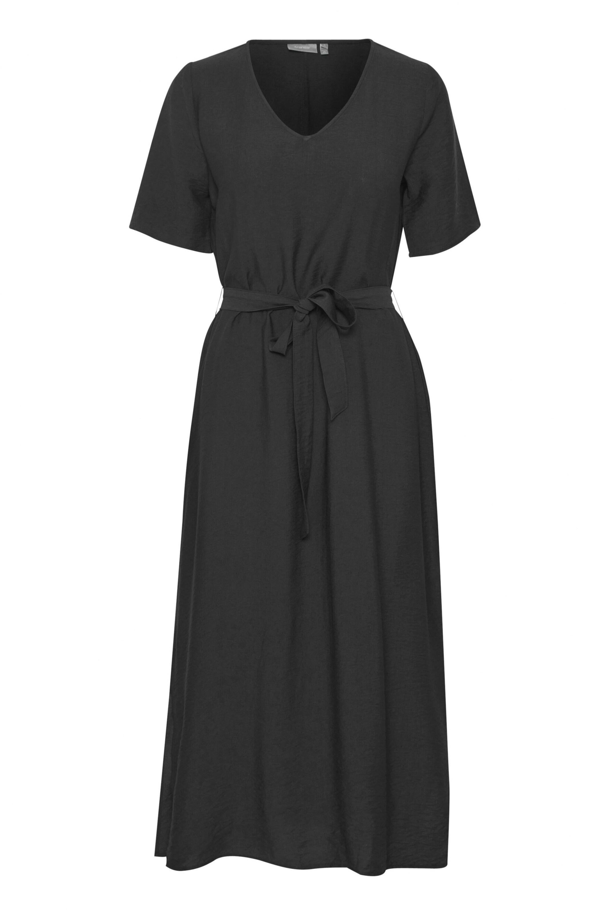 Robe d’été Fransa en noir : devant