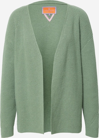 LIEBLINGSSTÜCK Knit Cardigan 'Lucinda' in Green: front