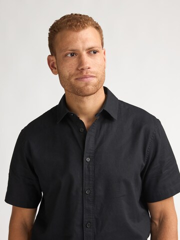 Petrol Industries Regular Fit Skjorte i sort