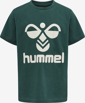 Hummel T-Shirt 'Tres' in Grün: Vorderseite