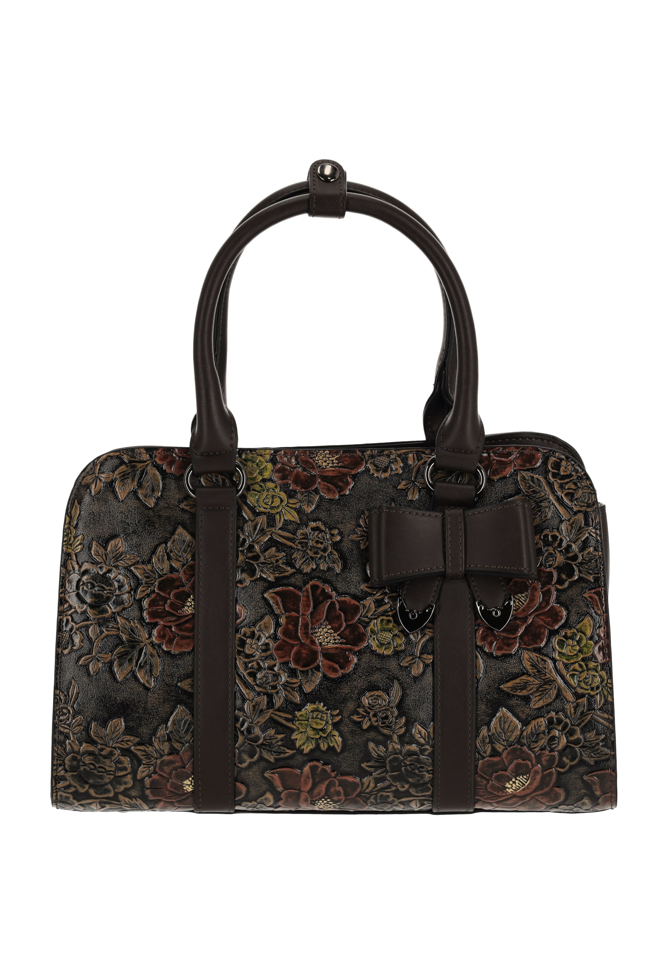 Gaya Bolso de mano en marrón / marrón oscuro / oliva / rojo oscuro, Vista del producto