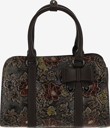 Gaya - Bolso de mano en marrón: frente