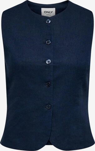 Tailleur 'Onlgoa S/L Linen Bl Waistcoat Cc Tlr 15363724' di ONLY in blu: frontale