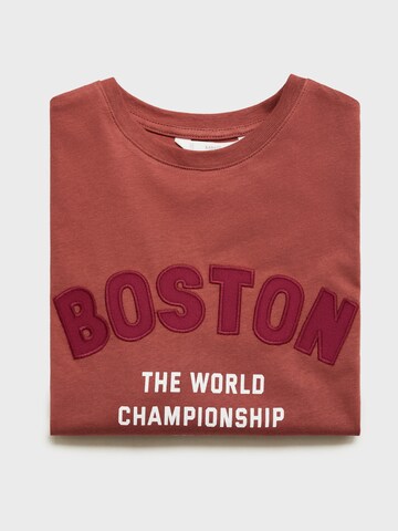MANGO KIDS Shirt 'BOSTON' in Red