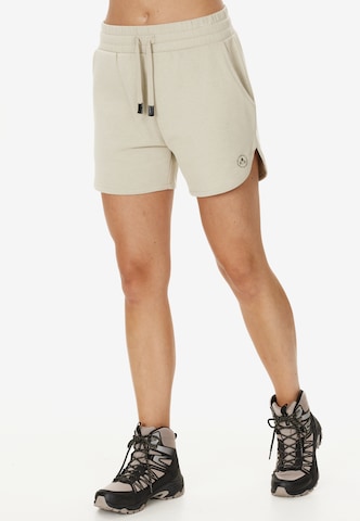 Whistler Regular Workout Pants 'Lucia' in Beige: front