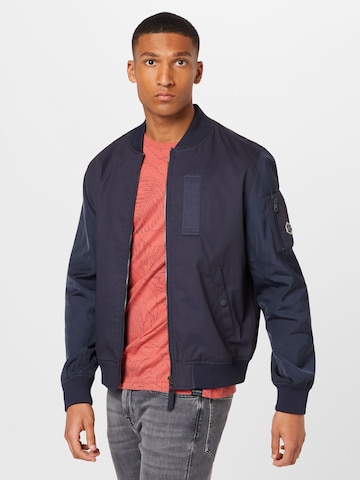 MUSTANG Between-Season Jacket in Blue: front