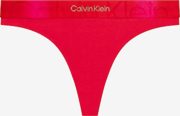 Calvin Klein Underwear Thong in Red: front