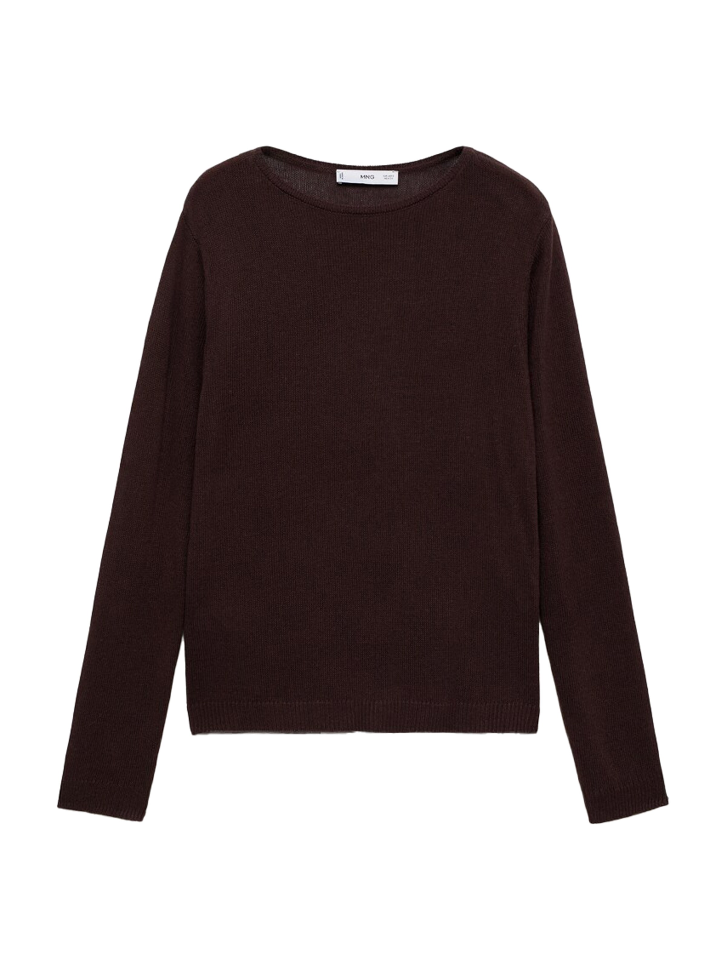 MANGO Pulover 'ROSA' | rjava barva: sprednja stran