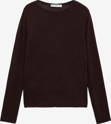 MANGO Пуловер 'ROSA' в кафяво: отпред