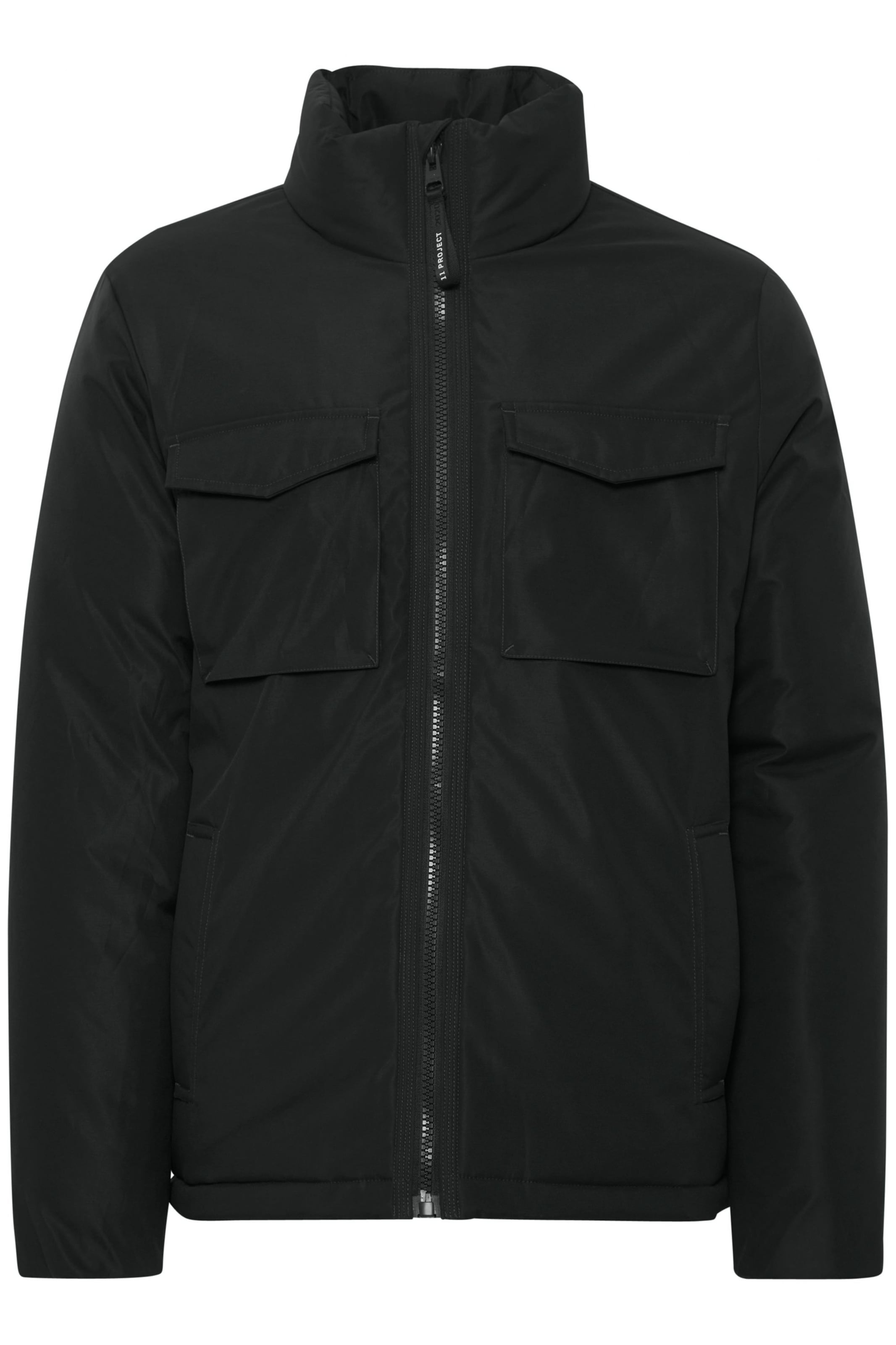 11 Project Übergangsjacke 'Deke' in Schwarz: Vorderseite