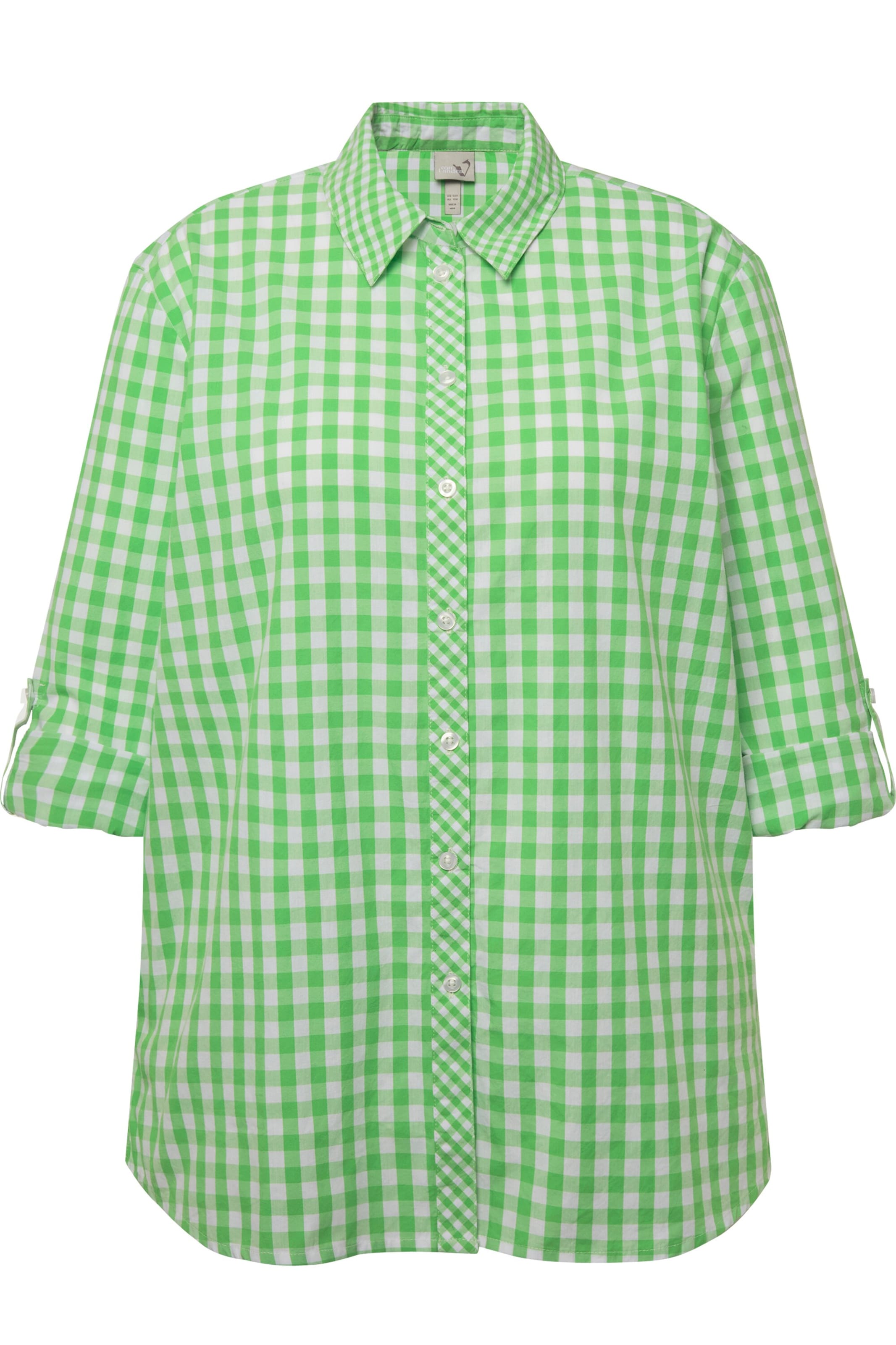 Ulla Popken Bluse in Grün: Vorderseite