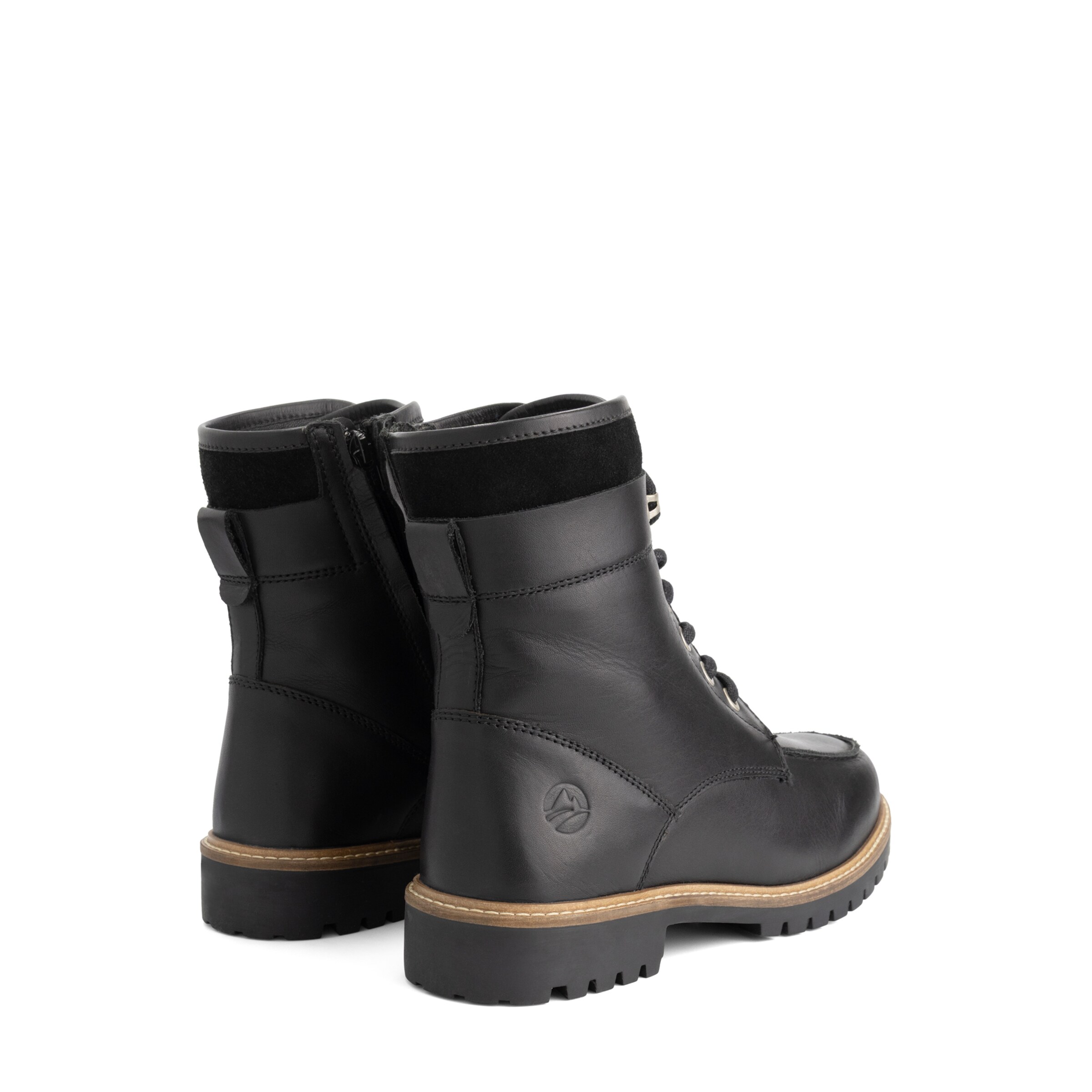 Travelin Veterlaarsjes 'Langstrand ' in Zwart