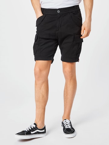 Regular Pantalon cargo 'Airman' ALPHA INDUSTRIES en noir : devant