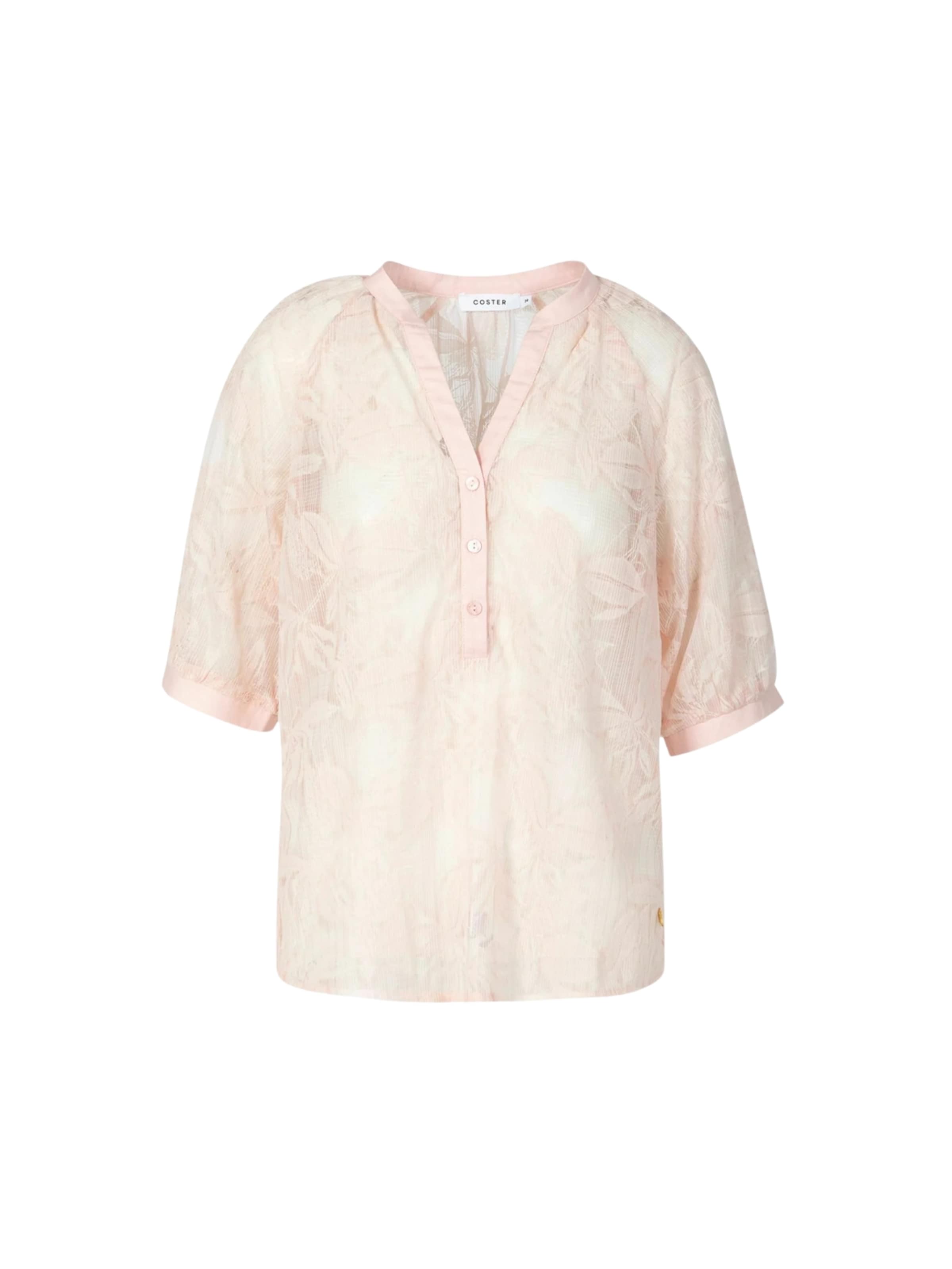 T-shirt ' Transparent ' Coster Copenhagen en rose : devant