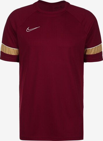 NIKE Funktionsshirt 'Academy 21' in Rot: predná strana