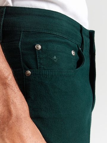 Hackett London - Slimfit Calças 'MOLESKIN RO' em verde