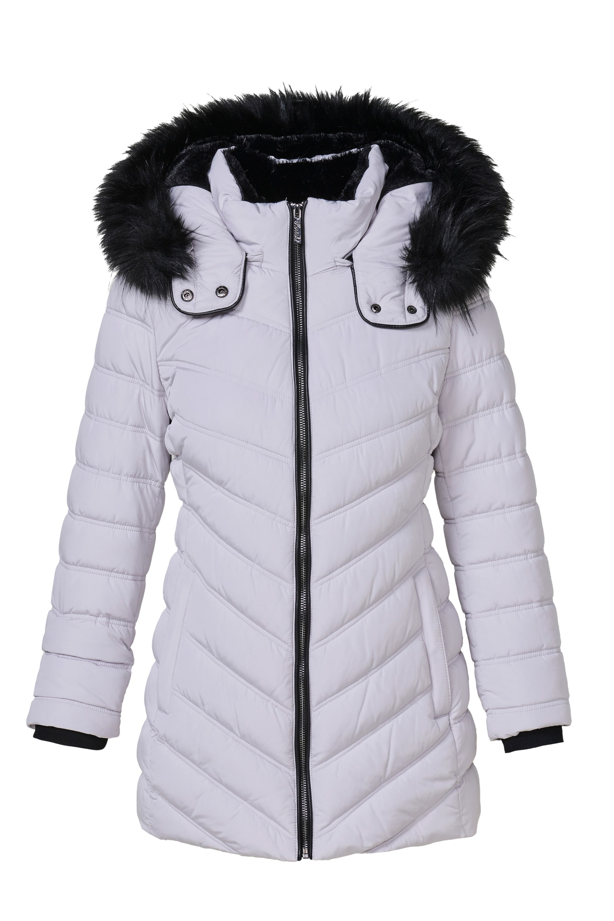 Geacă de iarnă de la KOROSHI pe alb: față