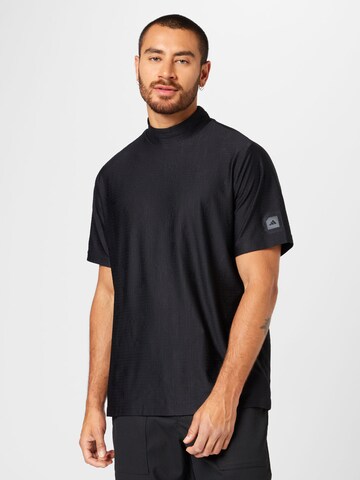 ADIDAS GOLF Performance shirt in Black: front