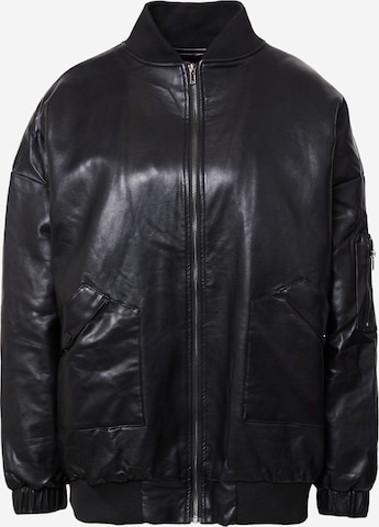 Edikted Between-season jacket in Black: front