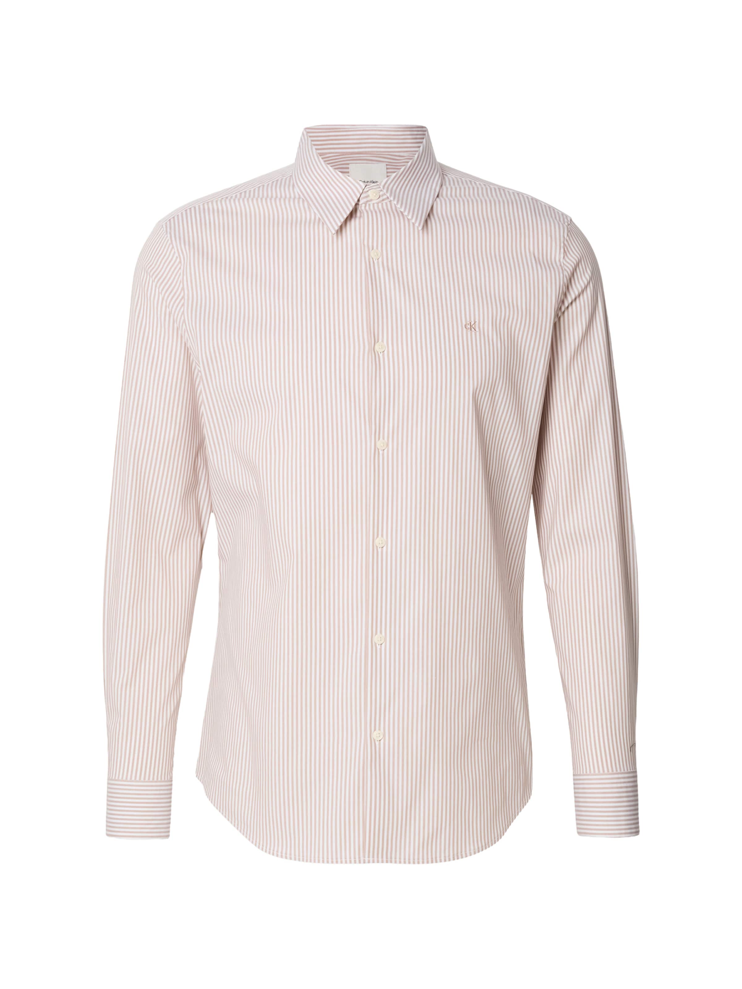 Slim fit Camicia di Calvin Klein in arancione: frontale