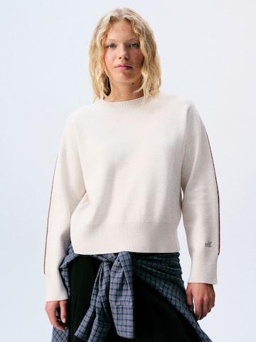 self. Sweater in Beige: front