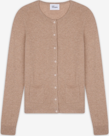 JUST CASHMERE Neuletakki 'Katharine' värissä ruskea: etupuoli