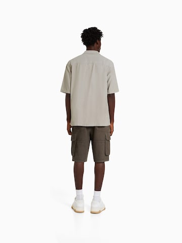 Bershka Loosefit Cargo farmer - barna