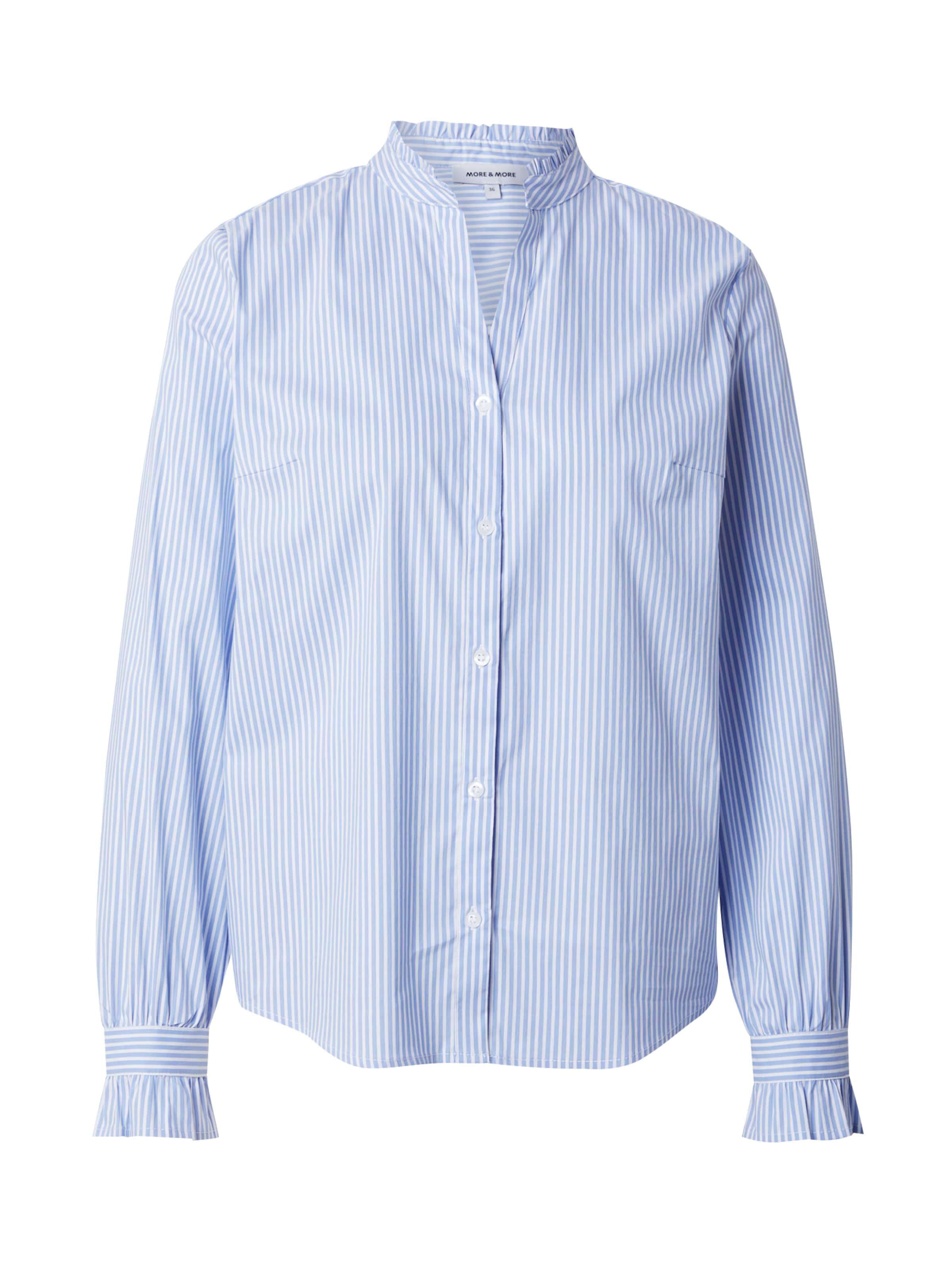 MORE & MORE Блуза в синьо: отпред
