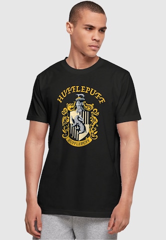 ABSOLUTE CULT T-Shirt 'Harry Potter - Hufflepuff' in Schwarz: Vorderseite