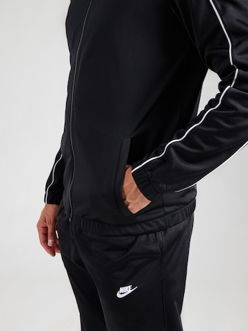 Nike Sportswear Regular Jogginganzug 'Club' in Schwarz
