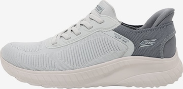 Scarpa slip-on 'BOBS SQUAD CHAOS - CURRENT MU' di SKECHERS in grigio: frontale