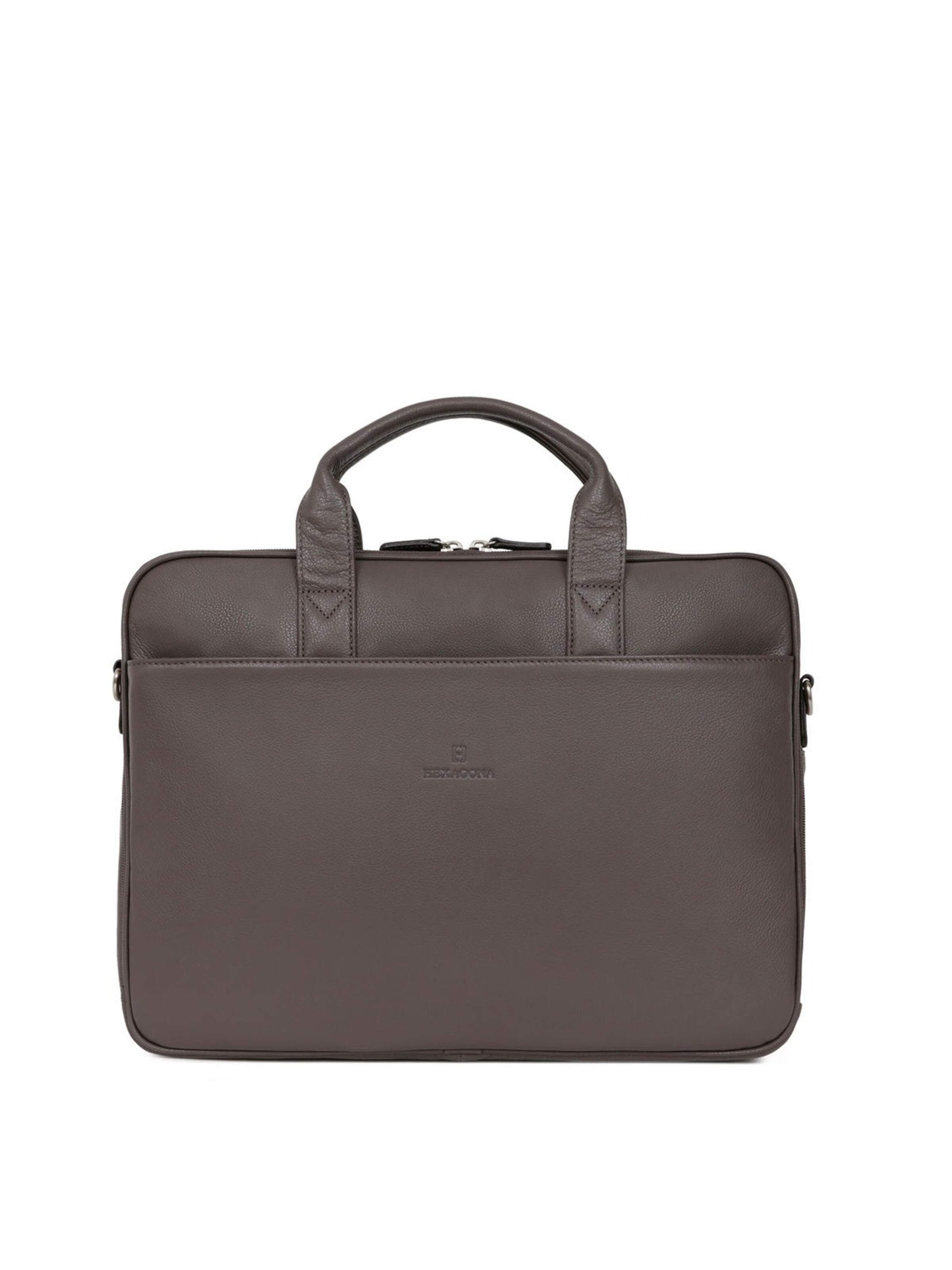 Hexagona Handbag 'Confort Business' in Grey: front