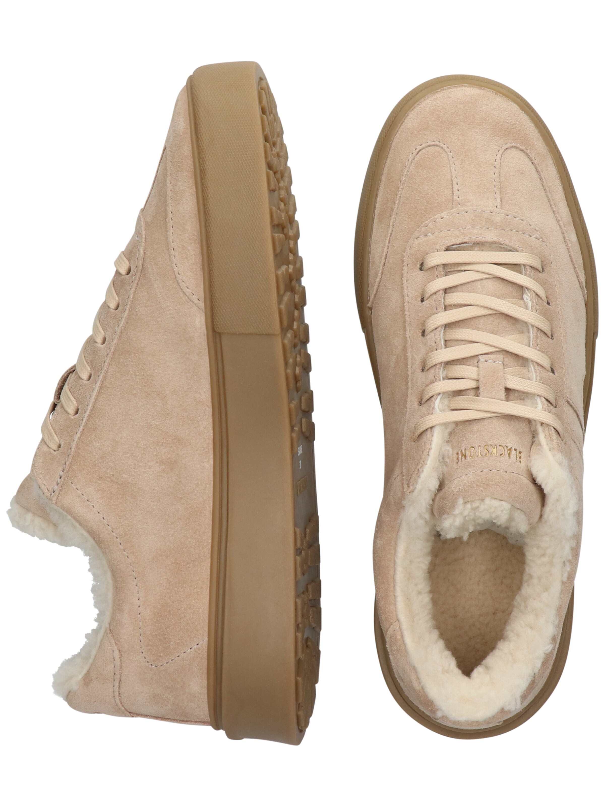 BLACKSTONE Platform trainers 'QUARTZ AUDEN' in Beige