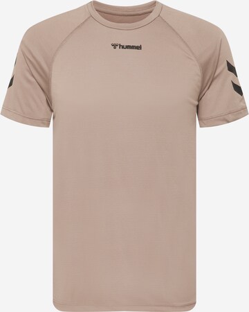 Hummel Funkční tričko 'MT BOW' – béžová: přední strana