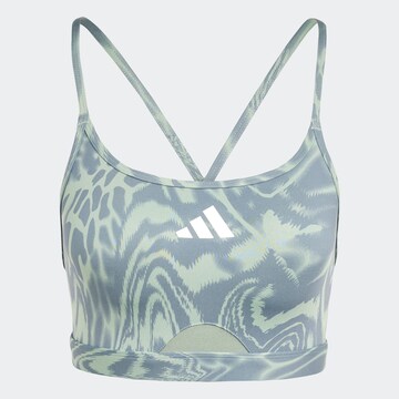 ADIDAS PERFORMANCE Спортивный бюстгальтер в Зеленый: спереди