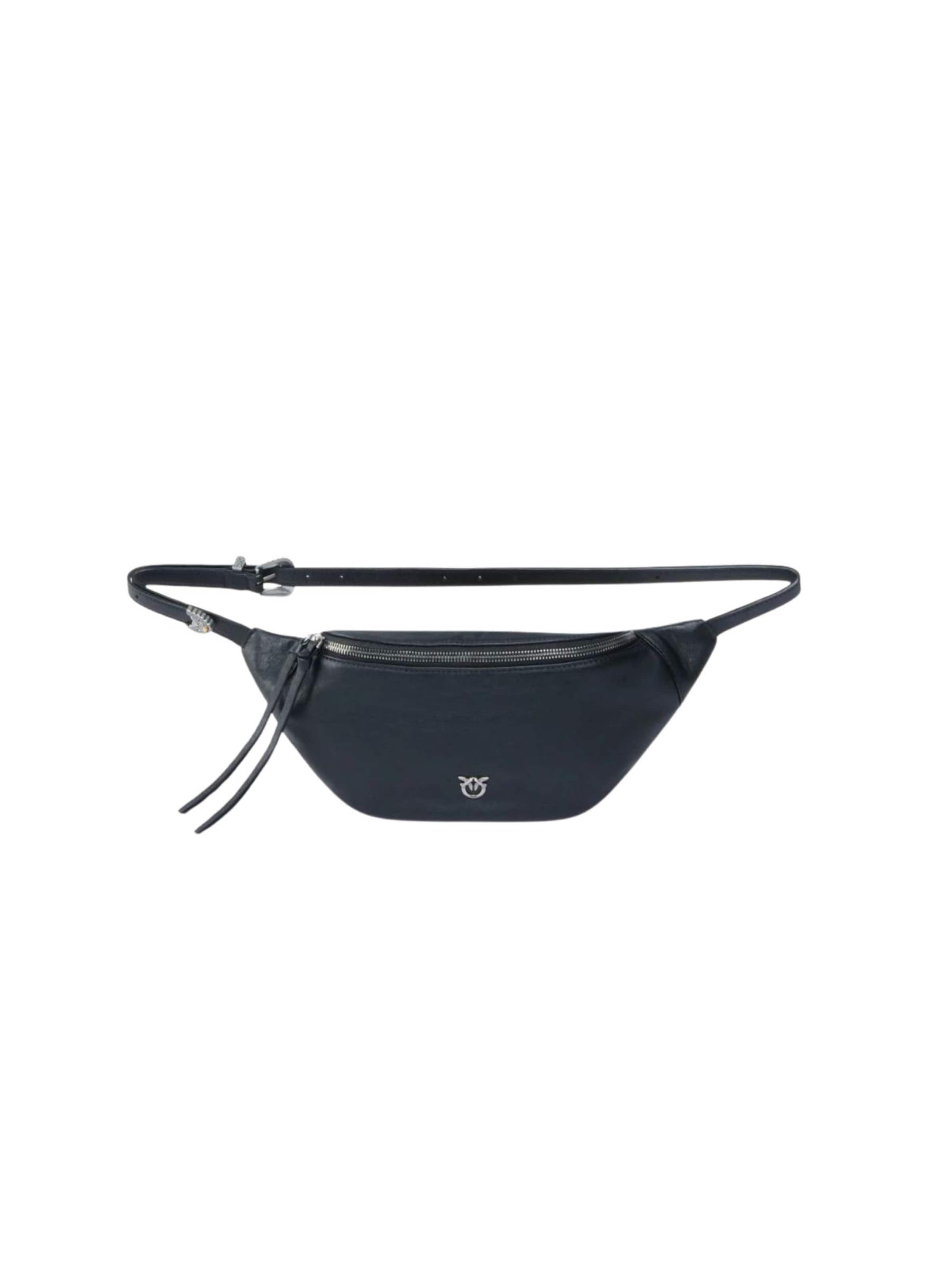 Sacs banane 'TRITTICOVITELLO NEW BIKER' PINKO en noir : devant