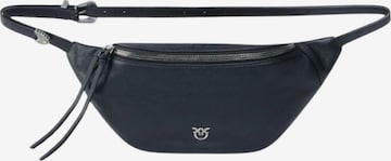 PINKO - Riñonera 'TRITTICOVITELLO NEW BIKER' en negro: frente