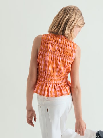 Coupe slim Chemise ' ' Scalpers en orange