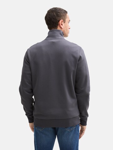 TOM TAILOR Sweatjacke in Grau