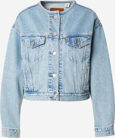 Demisezoninė striukė 'Collarless Shrunken '90s Trucker Jacket' iš LEVI'S ®, spalva – tamsiai (džinso) mėlyna, Prekių apžvalga