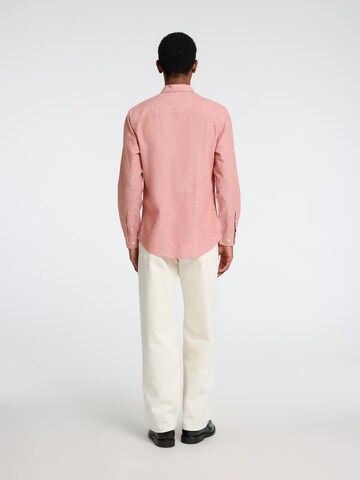 SELECTED Slim fit Button Up Shirt in Red