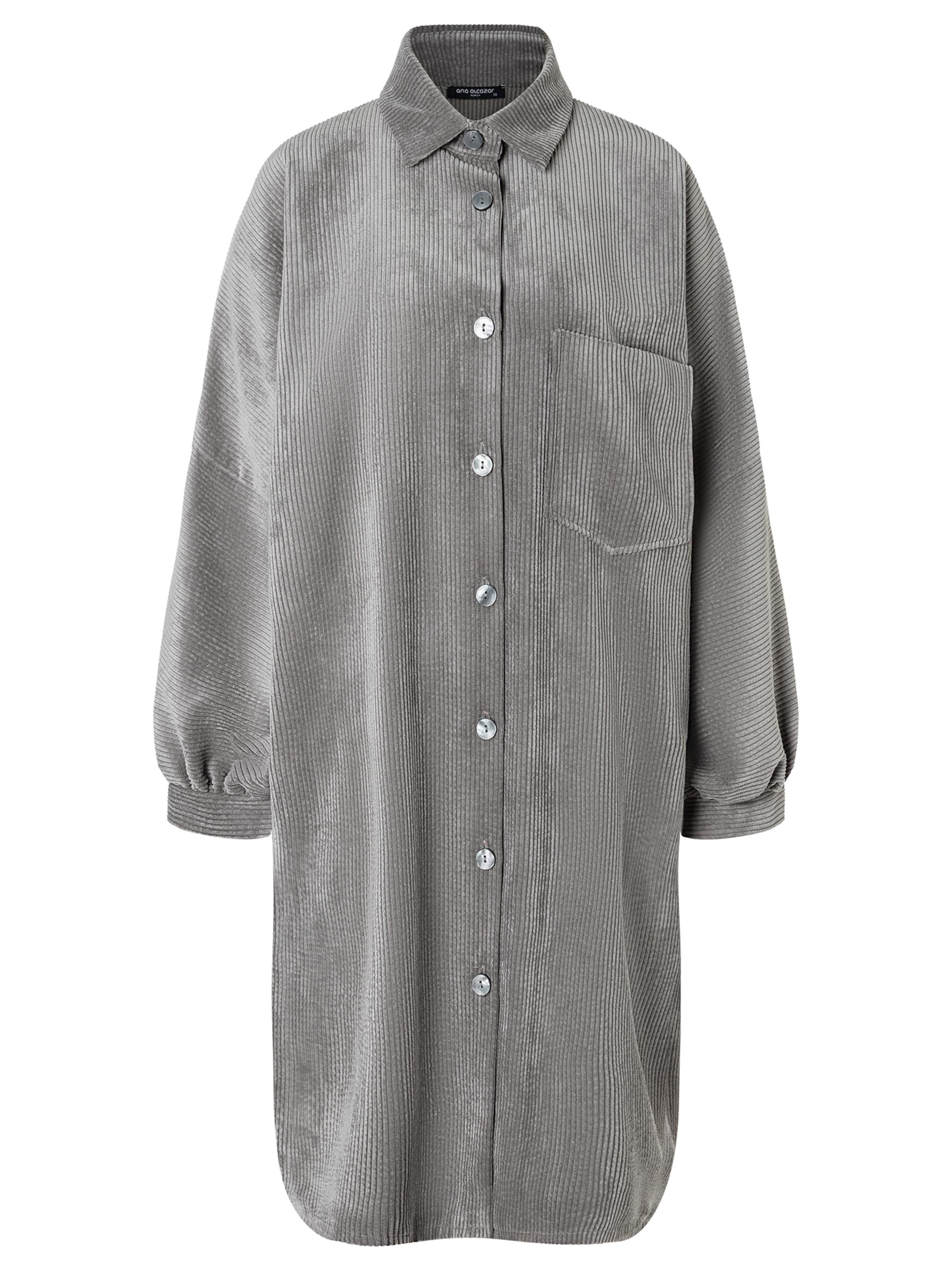 Ana Alcazar Blusenkleid 'Adida' in Grau: Vorderseite