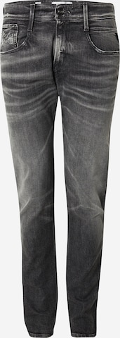 REPLAY Regular Jeans 'ANBASS' in Grijs: voorkant
