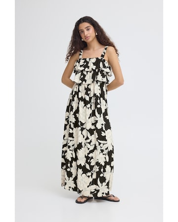 Robe d’été 'IHHEMMA' ICHI en noir : devant