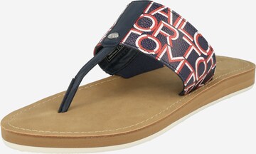 TOM TAILOR Teenslipper in Blauw: voorkant