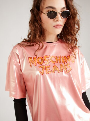 Moschino Jeans Sukienka w kolorze różowy