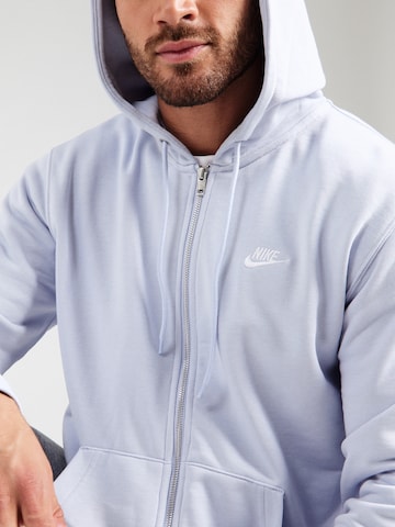 Nike Sportswear Кофта на молнии 'Club Fleece' в Белый