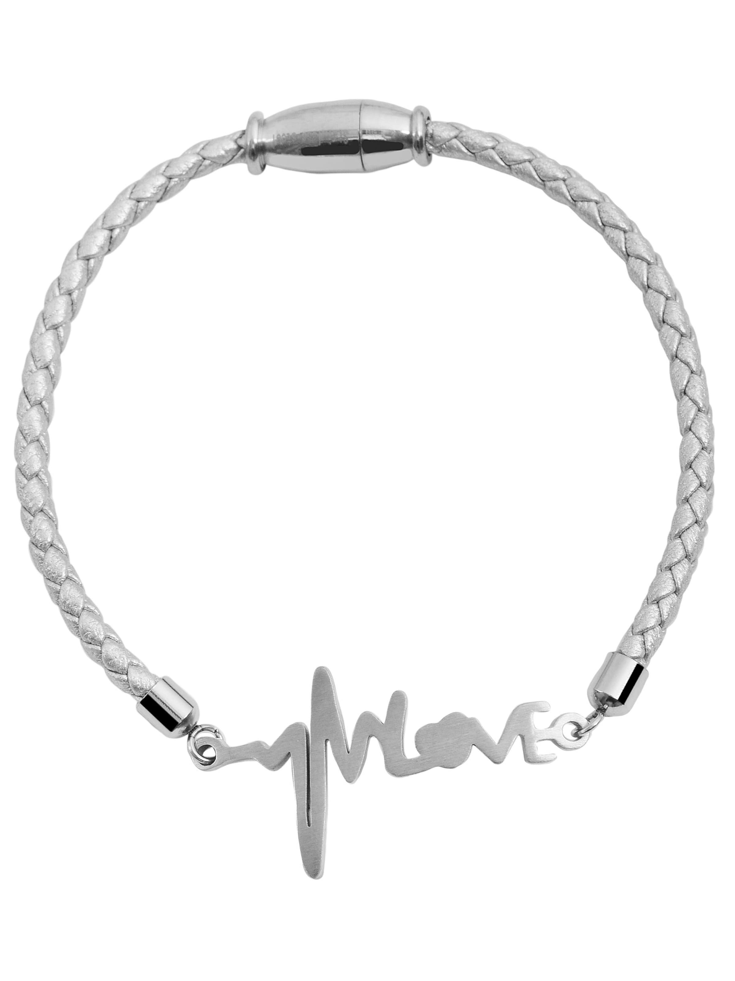 Akzent Armband 'Tammi, langlebig'‌‌‌‌‌‌‌ in Silber: Vorderseite